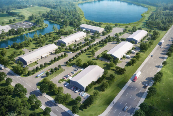 Distribution Warehouse Architecture done by ZLF Design Company in St Simmons GA