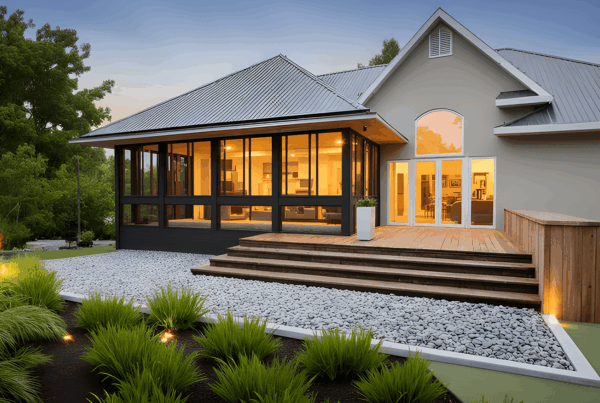 Home Addition Architecture by ZLF Design. This sleek modern addition enhances the home with clean lines, expansive windows, and seamless indoor-outdoor flow.